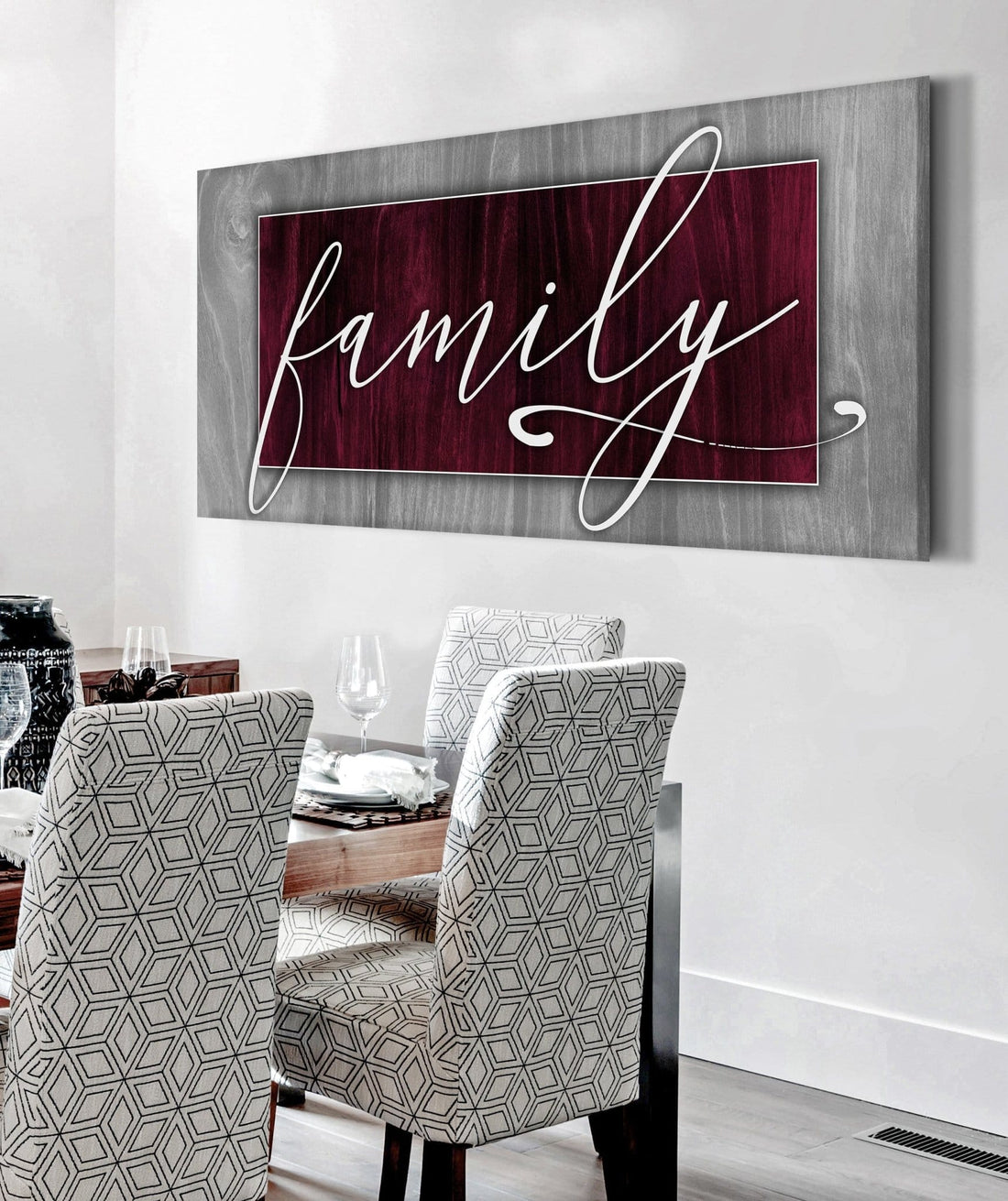 Family Canvas Wall Art – Inspirational Quote Home Décor – Sense for Decor