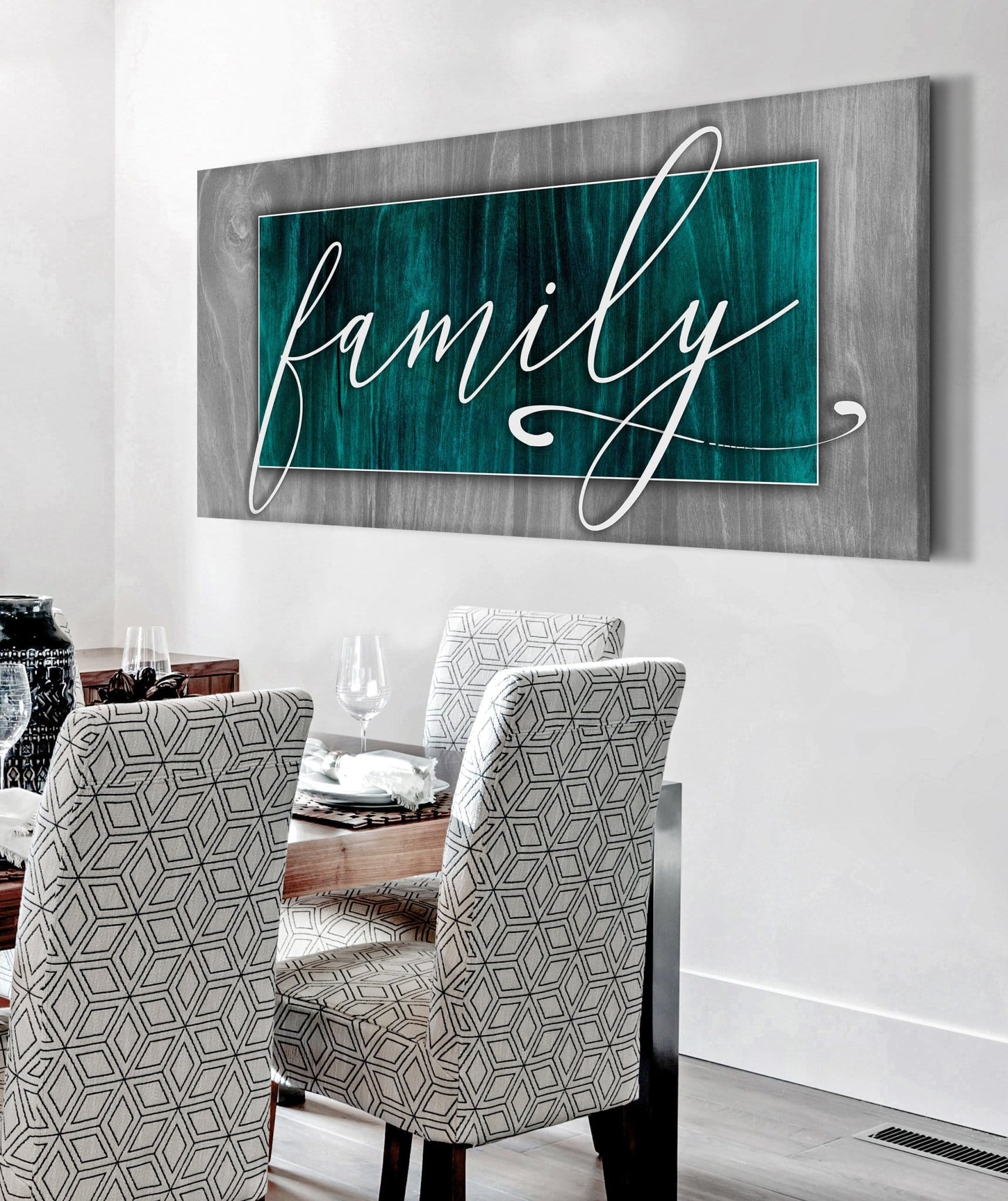 Family Canvas Wall Art – Inspirational Quote Home Décor – Sense