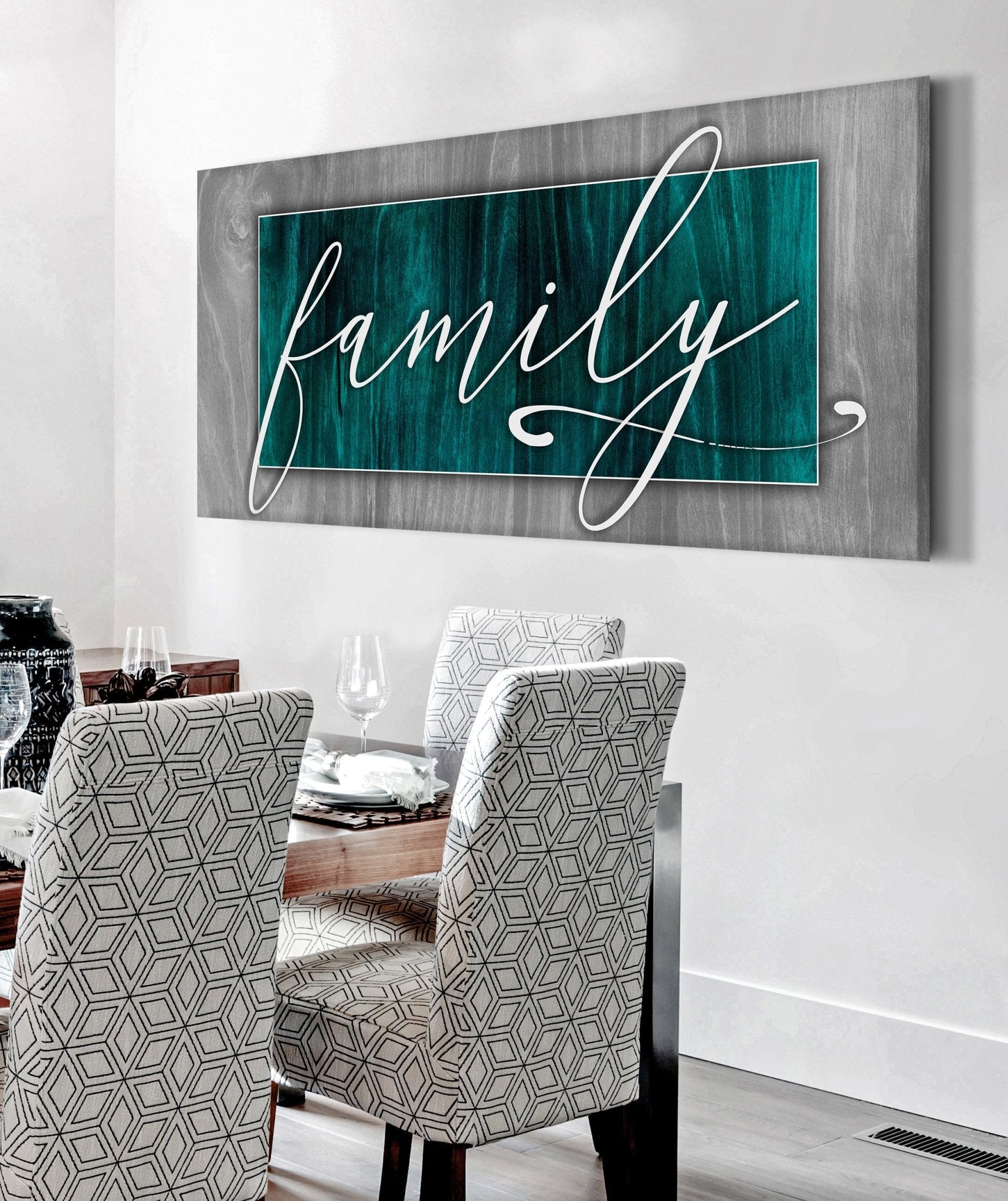 Family Canvas Wall Art – Inspirational Quote Home Décor - Sense for Decor