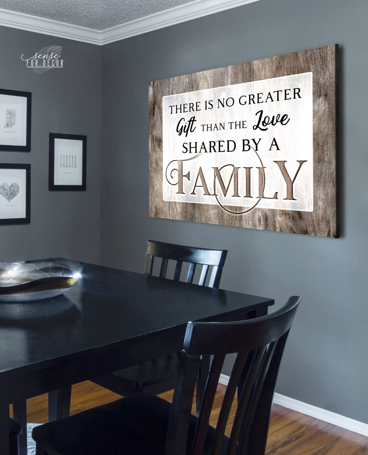 Family Wall Art: There is no Greater Gift Than the Love Shared by a Family - Sense for Decor