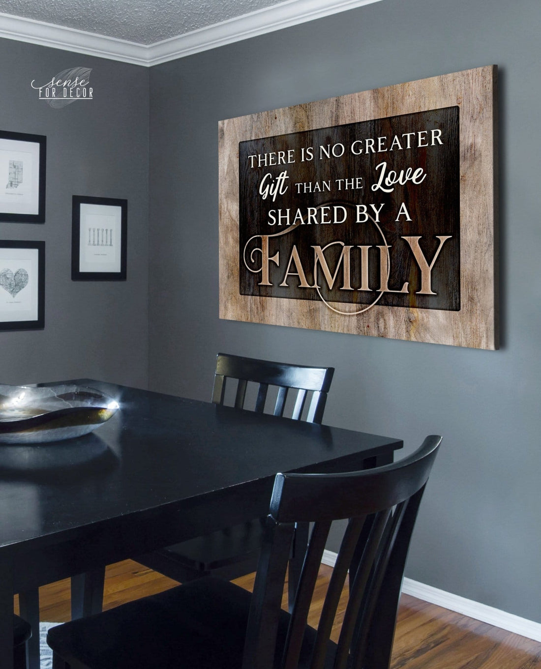Family Wall Art: There is no Greater Gift Than the Love Shared by a Family - Sense for Decor
