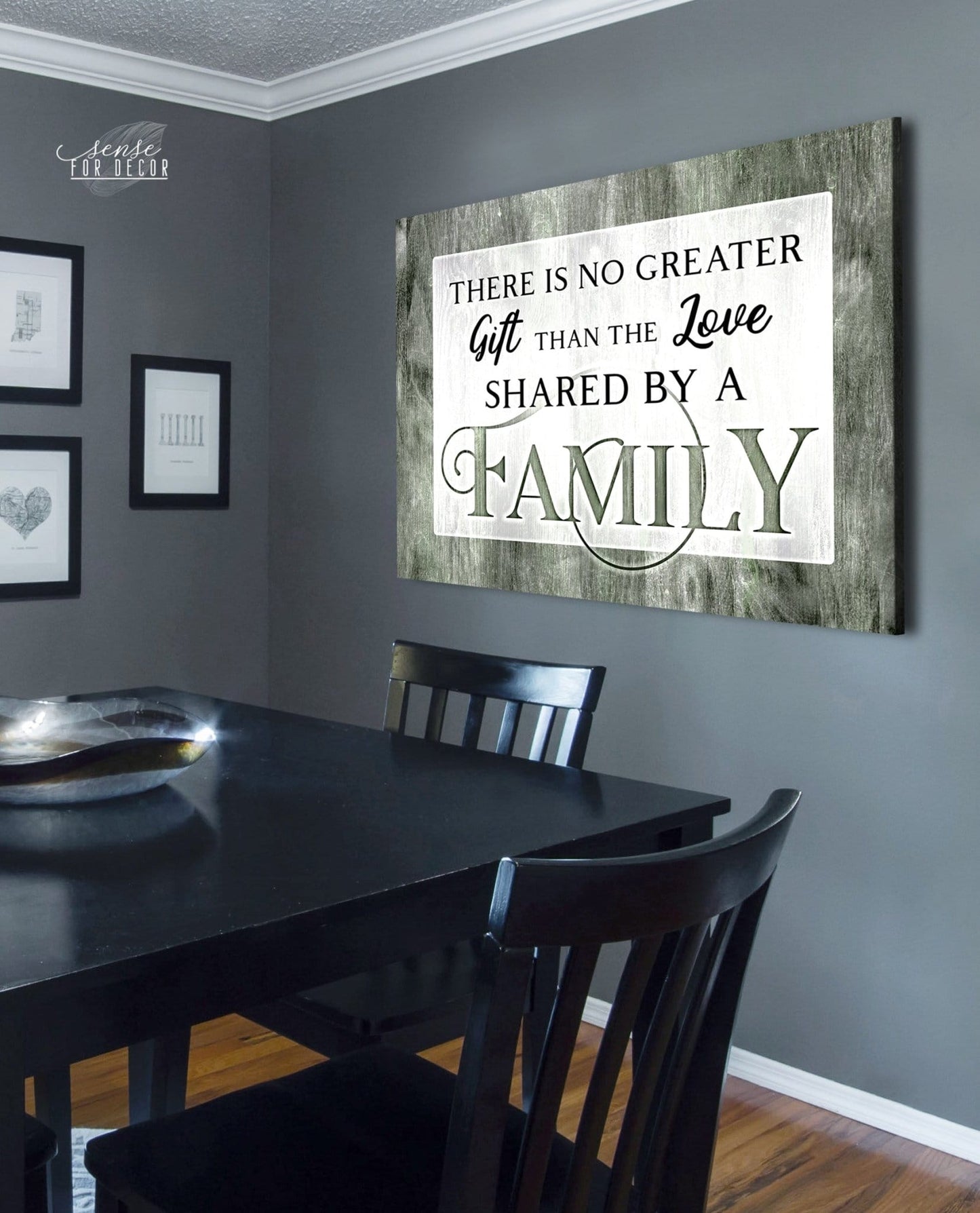 Family Wall Art: There is no Greater Gift Than the Love Shared by a Family - Sense for Decor