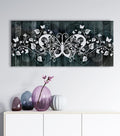 Home Wall Art: Boho Butterfly Mandala V2 (Wood Frame Ready To Hang)