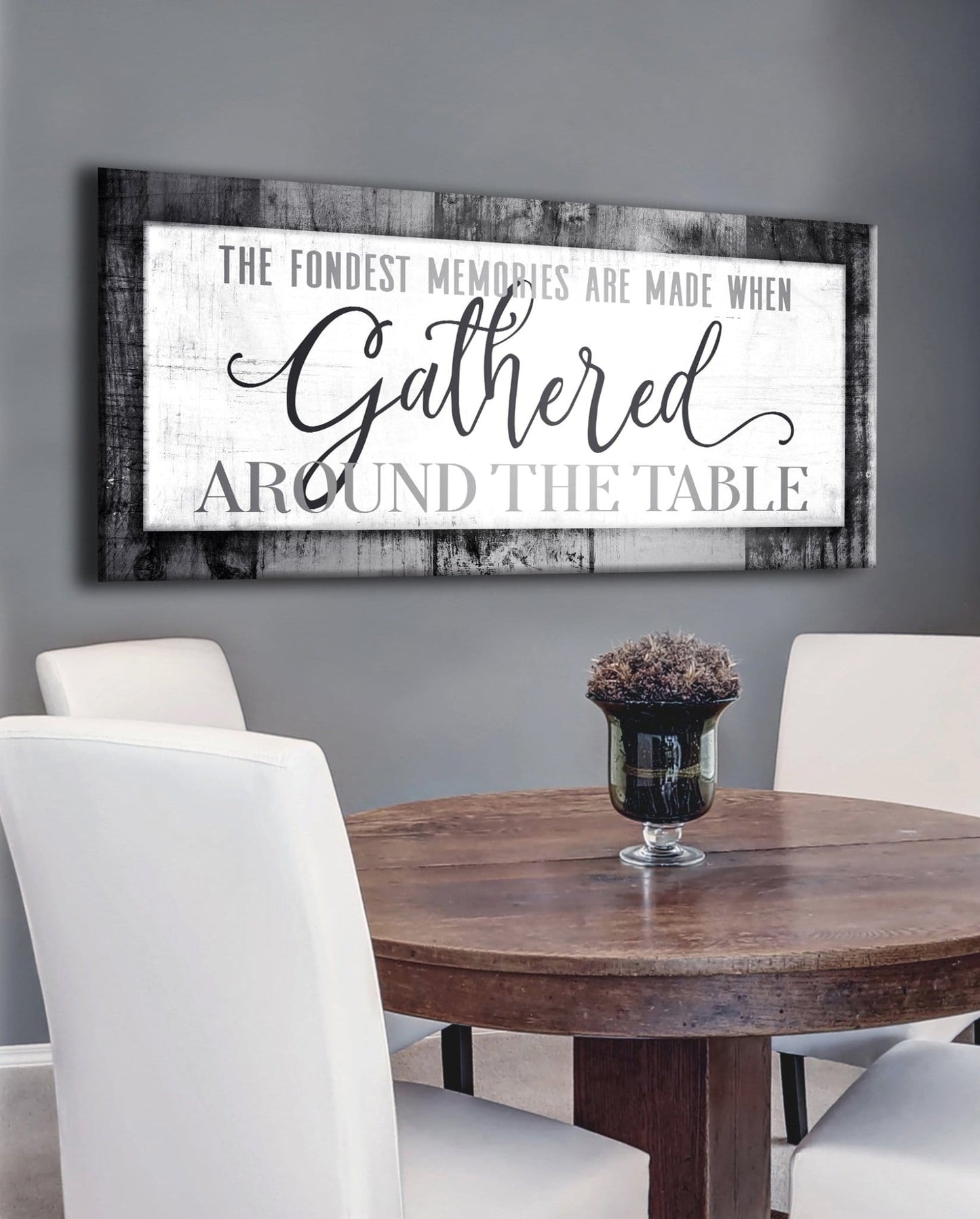 Home Wall Art: The Fondest Memories (Wood Frame Ready To Hang) - Sense for Decor