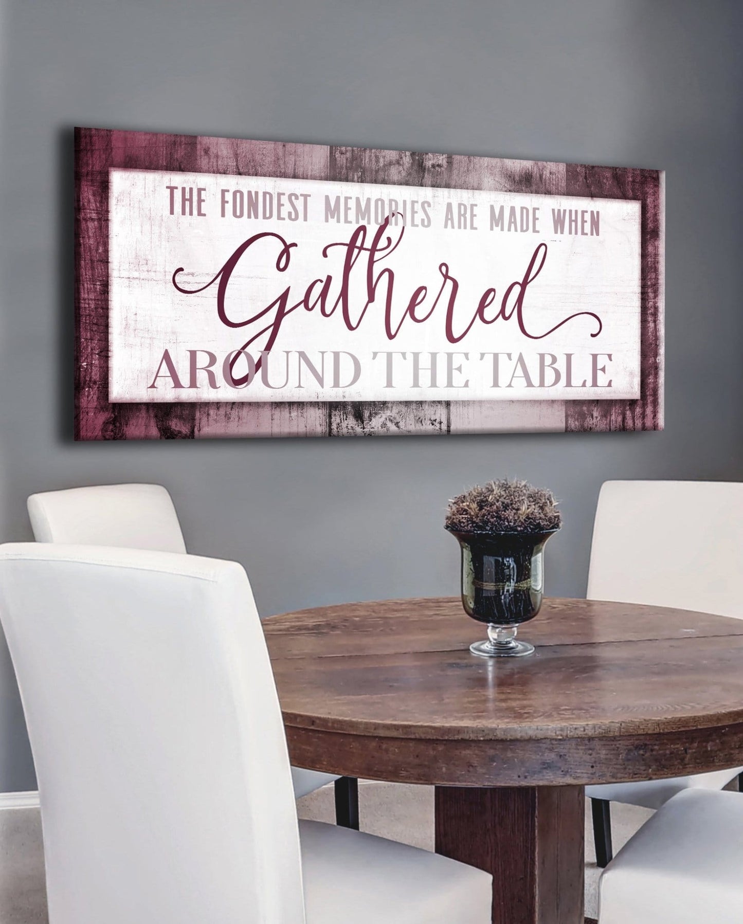 Home Wall Art: The Fondest Memories (Wood Frame Ready To Hang) - Sense for Decor