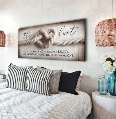 Home Wall Art: The Knot (Wood Frame Ready To Hang) - Sense for Decor