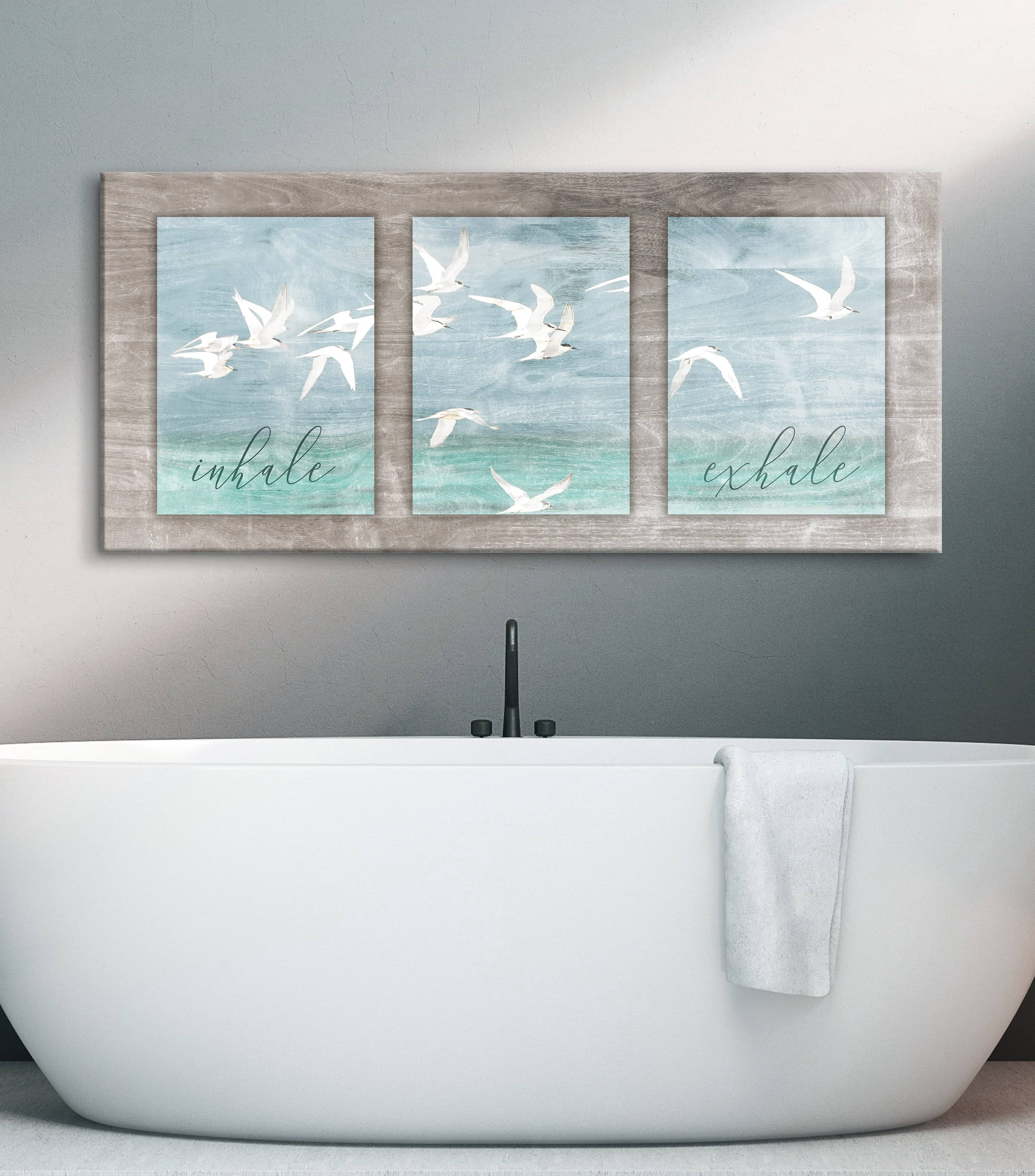 Inhale exhale wall deals art