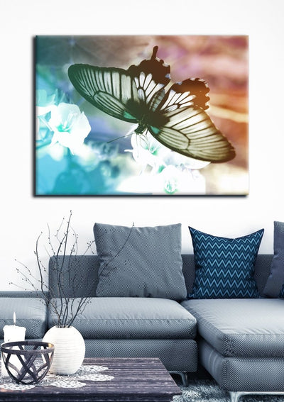 Insect Wall Art: Butterfly 1 (Wood Frame Ready To Hang) - Sense for Decor