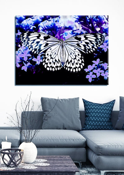 Insect Wall Art: Butterfly 4 (Wood Frame Ready To Hang) - Sense for Decor