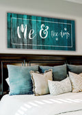 Pet Wall Art: Me & The Dogs (Wood Frame Ready To Hang) Singular Version Available!