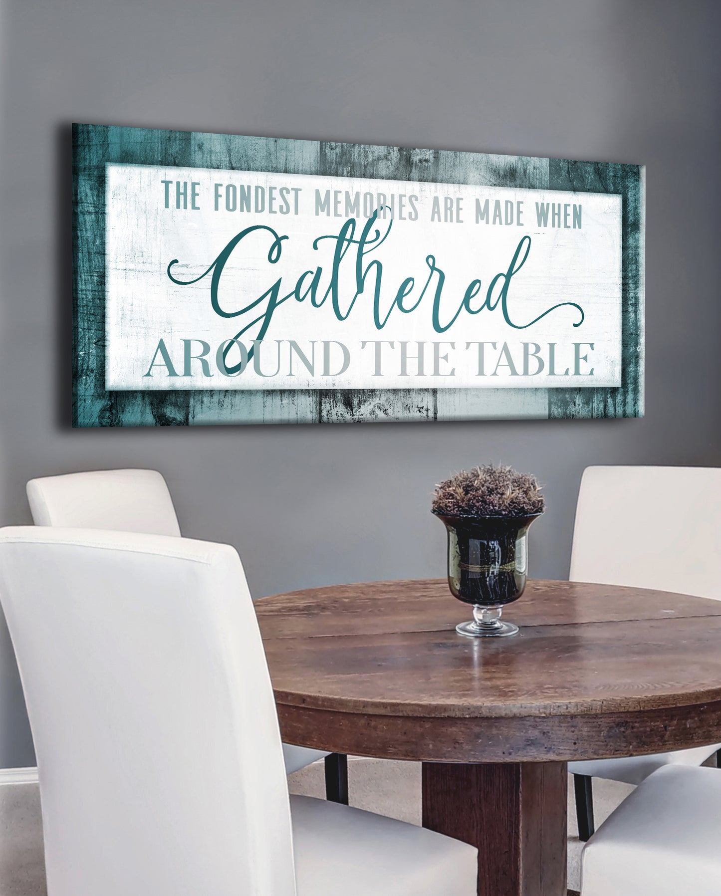 Home Wall Art: The Fondest Memories (Wood Frame Ready To Hang)