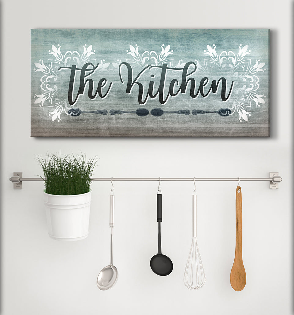 Kitchen Wall Art: Kitchen Wall Art Funny 2 Piece Set (Wood Frame Ready To  Hang)